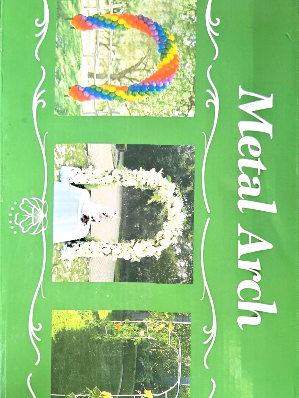 Metal Arch Decorative Garden Arch - Green